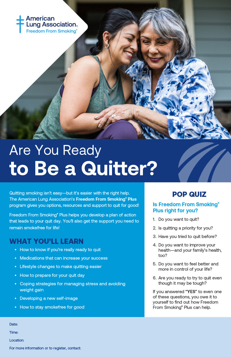 Freedom From Smoking® Plus – FreedomfromSmoking.org